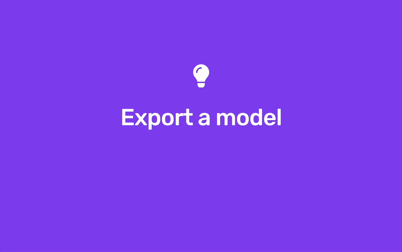 export-model